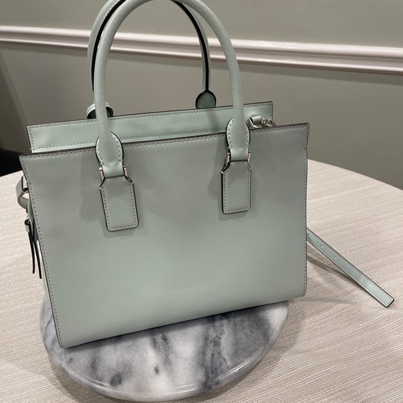 Kate Spade Green Shoulder Bag with Leather Finish - Picture 2 of 9